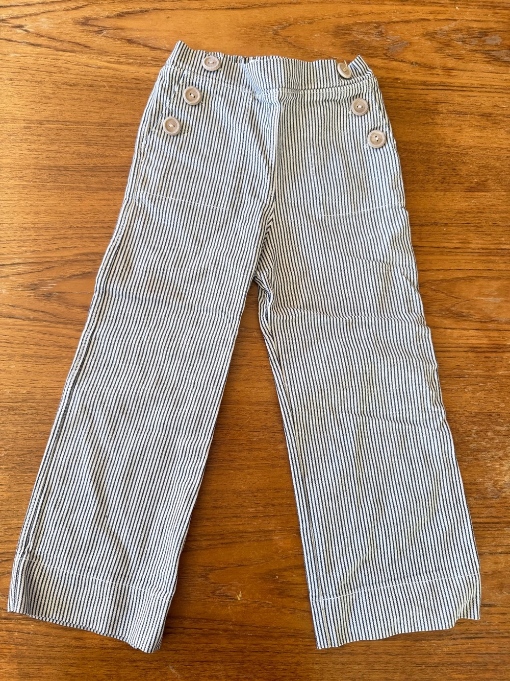 Mabo kids sailor pant railroad stripe